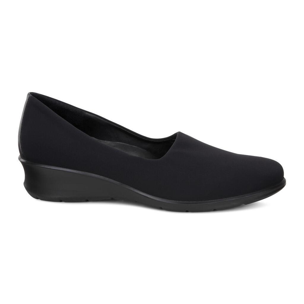 Ecco Felicia Stretch Womens Casual Shoes In Black Online - India PZV-829561